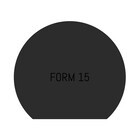 Stahlbodenplatte Kreisabschnitt 120x105 cm schwarz